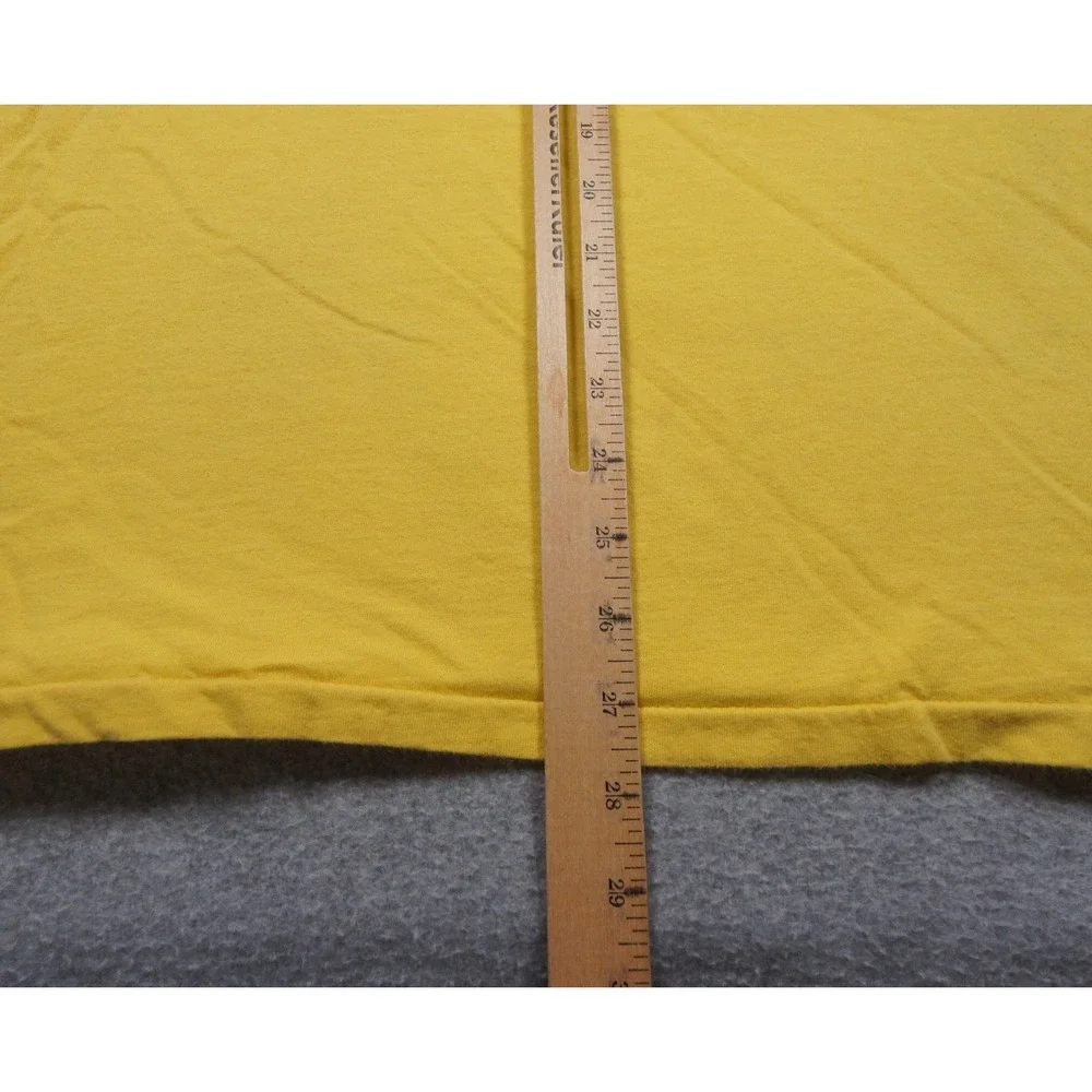 Polo Ralph Lauren Shirt Mens XLarge Yellow Graphic Tee Classic Fit Short Sleeve